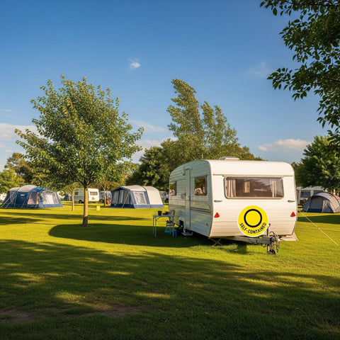 Camping with a Yellow Sticker in New Zealand