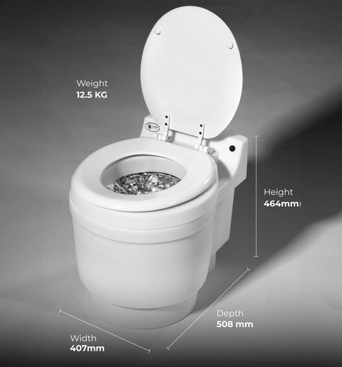 Laveo DryFlush Electric Toilet